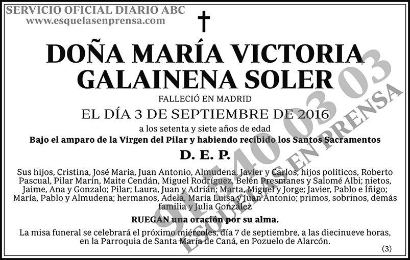 María Victoria Galainena Soler